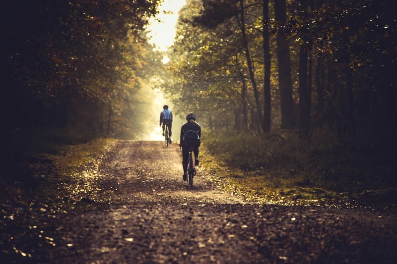 Cycling along the coast